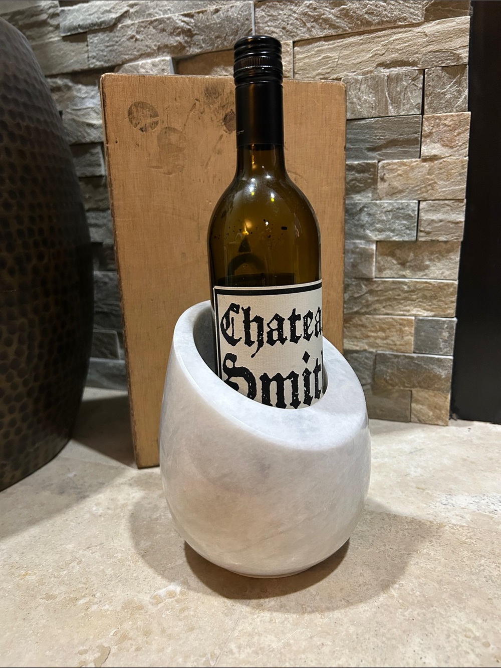 Simon Pearce Marble Wine Chiller